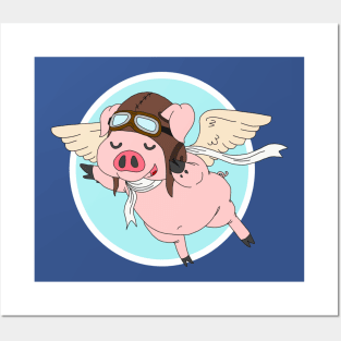 Pigs! Take to the skies! Posters and Art